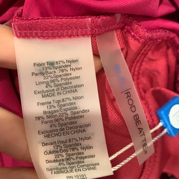 NWT Bleu Rod Beattie Smock One Piece Swimsuit - Picture 7 of 7